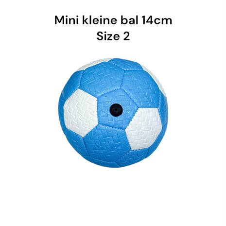 Voetbal - Kleine Mini Bal - Maat 2 - 160g - kan je heerlijk buiten plezier hebben 2032