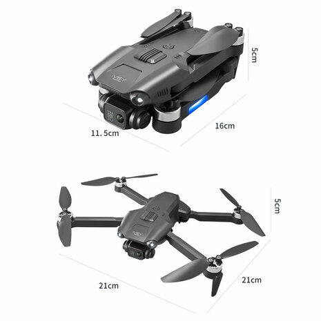 Drone RC 4DRC V28 avec cam&eacute;ra FPV HD et moteur brushless - contr&ocirc;le par t&eacute;l&eacute;commande et application