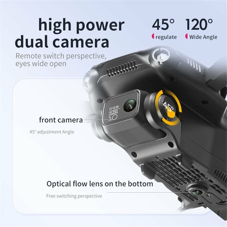 Drone RC 4DRC V28 avec cam&eacute;ra FPV HD et moteur brushless - contr&ocirc;le par t&eacute;l&eacute;commande et application