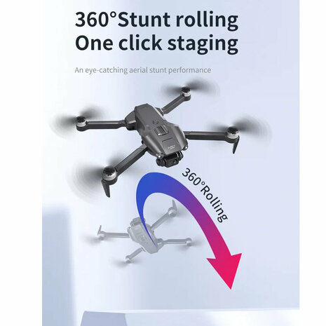 Drone RC 4DRC V28 avec cam&eacute;ra FPV HD et moteur brushless - contr&ocirc;le par t&eacute;l&eacute;commande et application