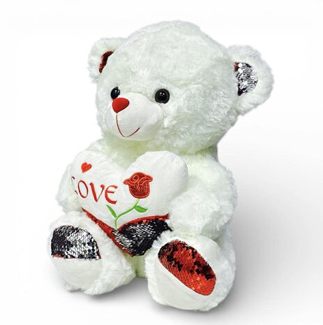 Schattig teddybeer - Love - zacht knuffelbier 40 CM