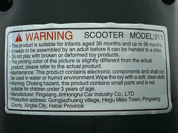 Loopfiets 4-Wheel Magic loopfiets - 55CM - Muziek &amp; Lichtjes