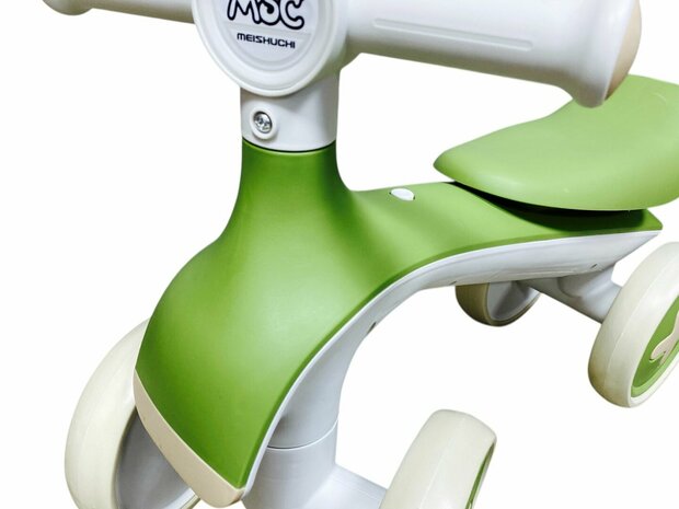 Loopfiets voor kinderen vanaf 1-3 jaar 4-Wheel Magic loopfiets - 55CM - Muziek &amp; Lichtjes