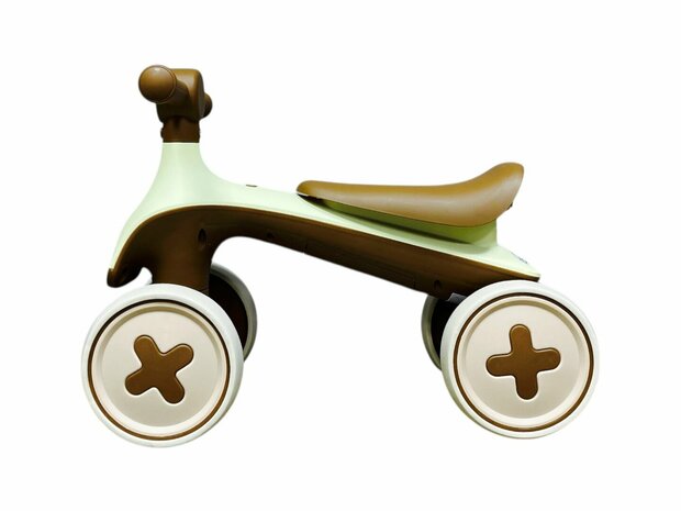 Loopfiets voor kinderen vanaf 1-3 jaar 4-Wheel Magic loopfiets - Muziek &amp; Lichtjes