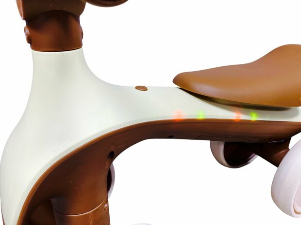 Loopfiets voor kinderen vanaf 1-3 jaar 4-Wheel Magic loopfiets - Muziek &amp; Lichtjes