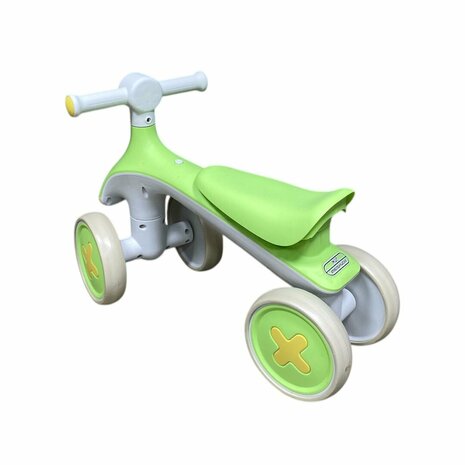 Loopfiets voor kinderen vanaf 1-3 jaar 4-Wheel Magic loopfiets - Muziek &amp; Lichtjes 55 cm