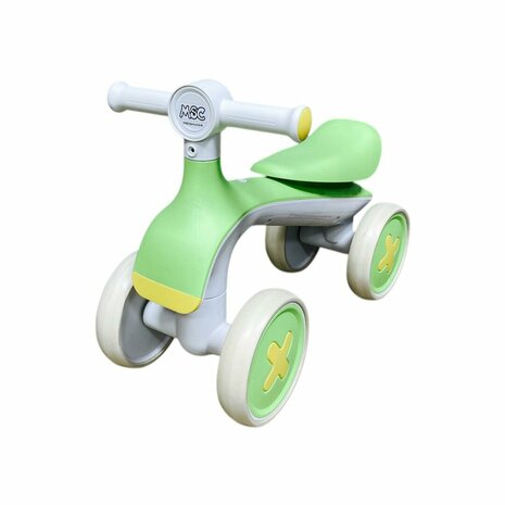 Loopfiets voor kinderen vanaf 1-3 jaar 4-Wheel Magic loopfiets - Muziek &amp; Lichtjes 55 cm