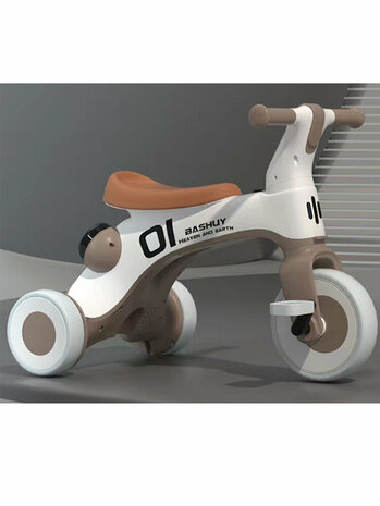 Kinderfiets en Loopfiets voor kinderen - 3 wielen-  2in1 - comfortabel, stabiel en leerzaam