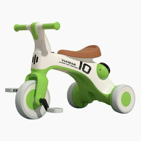 Children's bike and balance bike - 3 wheels - 2-in-1 - comfortable, stable, and educational with music and lights G