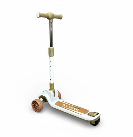 Kinderstep 3 Wielen - Scooter - Driewieler Step Opvouwbaar - Kantelstep - Met Licht &amp; Muziek B