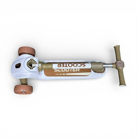 Kinderstep 3 Wielen - Scooter - Driewieler Step Opvouwbaar - Kantelstep - Met Licht &amp; Muziek B