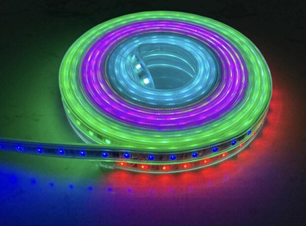 LED - Strip - Complete set - RGB Veelgebruikte kleurrijke RGB - Lichtstrip van 5 meter SMART