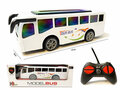 Bus Radio Contr&ocirc;l&eacute; - Lumi&egrave;re Led 3D - Jouet RC Tour Bus