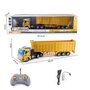 Camion t&eacute;l&eacute;command&eacute; - Rechargeable - Camion RC avec Cargo Box - Camion &agrave; benne basculante d&#039;ing&eacute;nierie - 1:46 27MHZ -