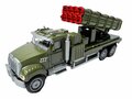 Diecast Metal Realistische Luchtverdediging Raket Truck Speelgoed. is van hoge kwaliteit gemaakt. - pull-back drive - 16.5 CM