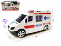 Toy Ambulance with LED light and sound effects - can drive itself - 16CM