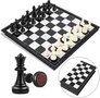 Schachbrett - Magnetisches Schachspiel - mit magnetischem Faltbrett - Schachspiel 32CM