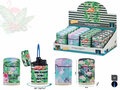 Turbo Aanstekers  - Wind Aansteker - 20 stuks in display - Flamingo print branders - soft touch