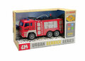 Urban Service-Serie &ndash; Feuerwehrauto-Spielzeug &ndash; Reibung &ndash; Ton und Licht 21 cm
