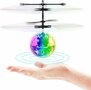 Flying Ball - floating heli disco Crystal ball with LED light - infrared sensor - Hand controlled Flying helicopter (rechargeable)