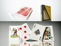 Playing card  - waterproof - 100% plastic - BOHUA GOLD - Red