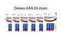 Deleex AAA batterijen R03P 1.5V - 24- stuks in pak