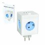 Stekkerdoos 4 stopcontacten zonder verlengkabel kubusmodel met 2 USB 1 Type-C poorten 7in1