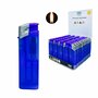 Elektrische Aanstekers - Licht Blauw Transparant 50 stuks - Verstelbare &amp; navulbaar - Bedrukbaar 