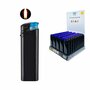 Elektrische Aanstekers - TC Blue - Zwart - 50 stuks - Verstelbare &amp; navulbaar - Bedrukbaar 