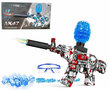 Gel Blaster AK47 Rood - Luminous Silencer met Led licht - compleet set - oplaadbaar - 45 cm 