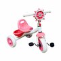 Driewieler kinderfiets - Roze - met pedalen - licht &amp; geluid 63 CM