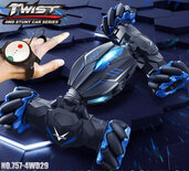 Handbestuurbare auto - Rc twist Gesture sensor car 1:10 - Off-Road - stunt auto