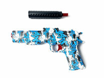 Gelblaster - compleet set M1911 Blue Graffiti - oplaadbaar - 39CM