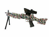 Gel Blaster- Elektrische orbeez geweer Army SKULL - incl. gel ballen - oplaadbaar - 80CM