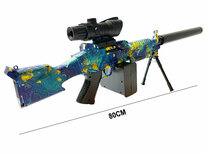 Gel Blaster- Galaxy print - compleet set incl. gel ballen - oplaadbaar - 80CM