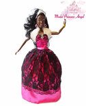 Speelgoed pop met leuke gala jurkje - Bruidsmeisje, gala, cocktail outfit 30CM