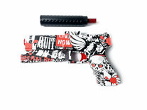 Gel Blaster- Elektrische pistool  - Red - compleet set - 37 CM