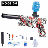 Gel Blaster- Elektrische pistool  - Red - compleet set - 37 CM