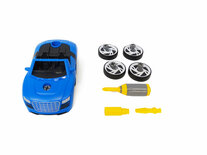 DIY Car puzzel auto die je uit elkaar haalt en weer opbouwt- 21 in 1 - Speelset bouwen educatief