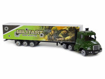 Vrachtwagen met oplegger van military - Die cast model voertuigen - 1:87