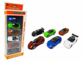 Model auto's 6 stuks - Die Cast Metal Cars - Metaal mini auto's - Alloy Toys - speelgoed sport auto