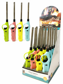 Gasaansteker - keuken aanstekers BBQ aansteker - navulbaar- display 20 stuks
