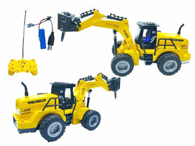 VÉHICULE JOUET RC DRILL - 1:50 - VÉHICULE DE TRAVAIL RADIO GRAPHIQUE