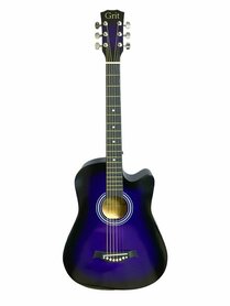 38" Gitarre dunkelblau