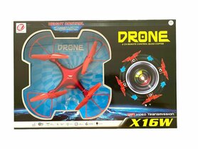 Drone - Voor Kinderen - Live Camera Beelden - Oplaadbaar - Quadcopter voor Beginners - Rood