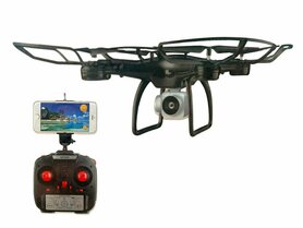 Drone - Live Camera Beelden - Wifi - App Control - 2.4GHZ - Hover Functie - Zwart