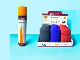 Elektrische Jet Flame aanstekers - wind aansteker - 15 stuks in display + gasvulling 300ml - soft color