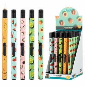 Kaarsaansteker -  keukenaanstekers - 25 stuks - bbq aansteker Fruit - navulbaar TOM®
