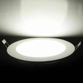 LED-paneel | 22 Watt | Rond | Inbouwplafondlamp (natuurlijk wit) Ø185mm
