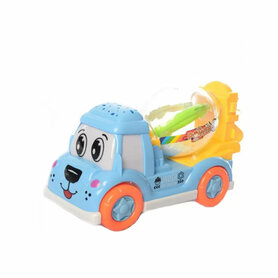 DogTruck Bump&Go - betonmixer schuimballen vrachtwagen - beweegt, maakt geluid en muziek